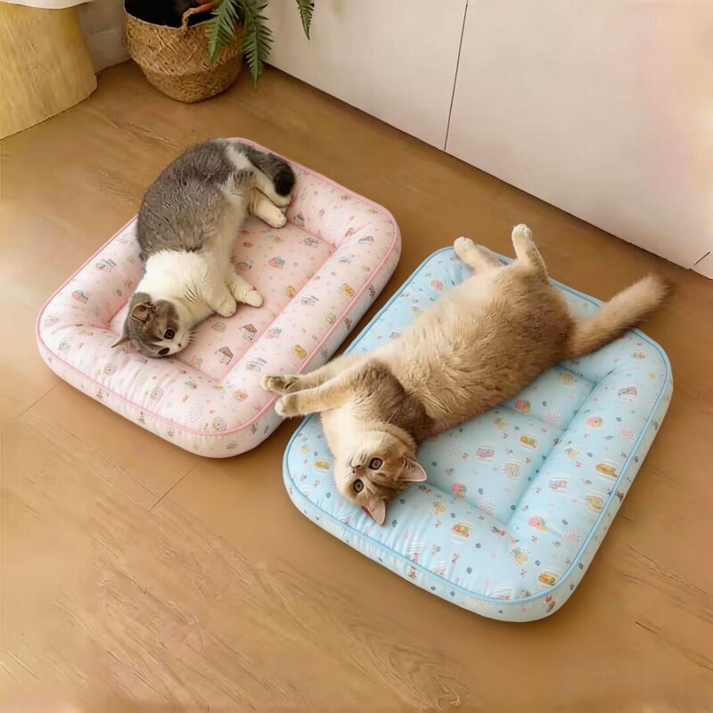 宠物垫子四季通用狗狗趴趴垫猫咪兔子睡垫方形地垫舒适猫窝狗窝图片