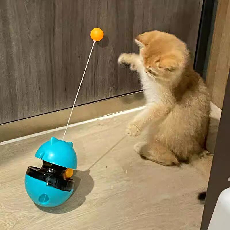 猫玩具逗猫棒不倒翁羽毛铃铛小猫咪幼猫自嗨解闷耐咬神器猫猫用品图片