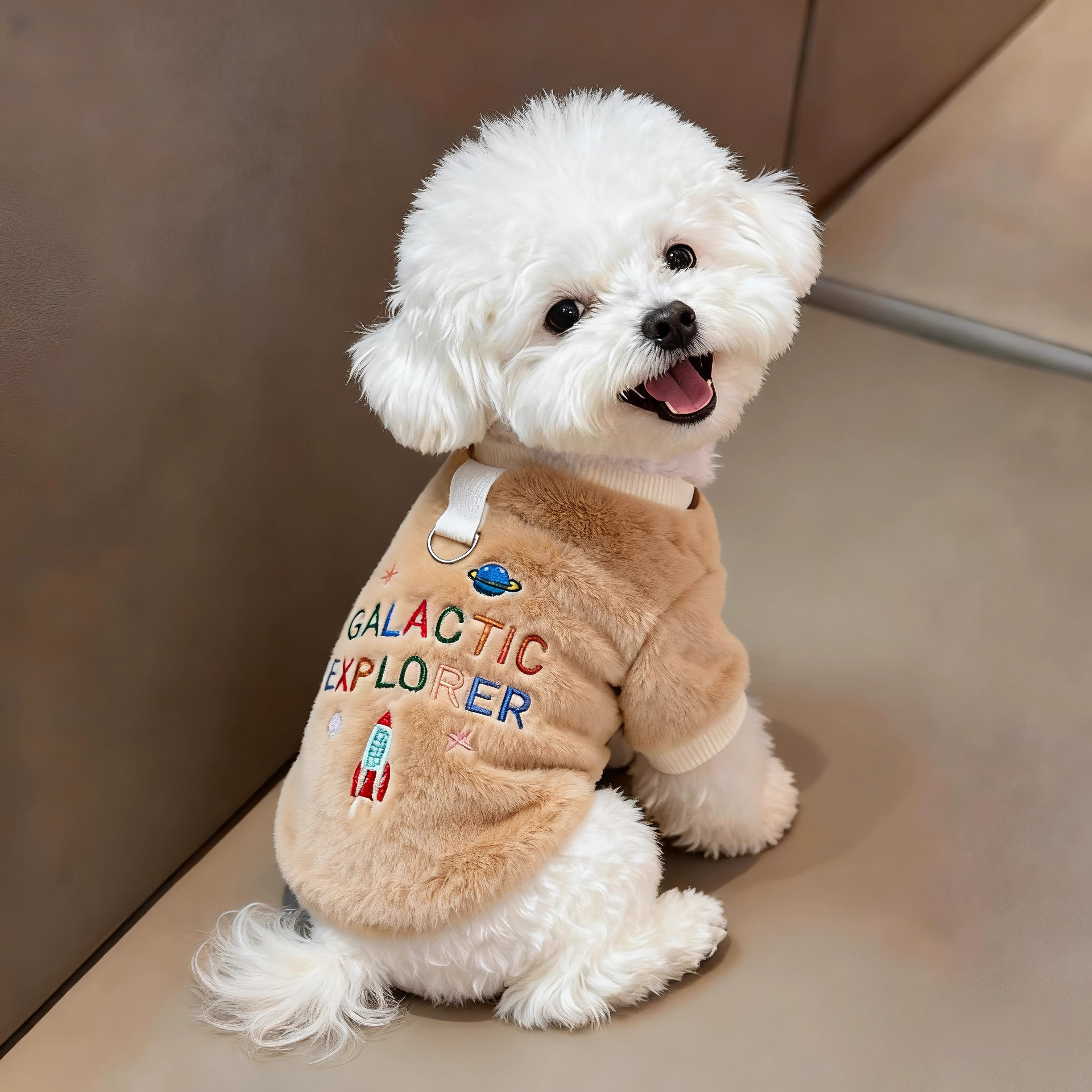 小狗狗冬天衣服带牵引环毛绒套保暖泰迪比熊秋冬季小型犬猫咪棉衣,宠物/宠物食品及用品,狗宠物服装/雨衣,淘宝优惠券,粉丝福利购,淘宝优惠卷