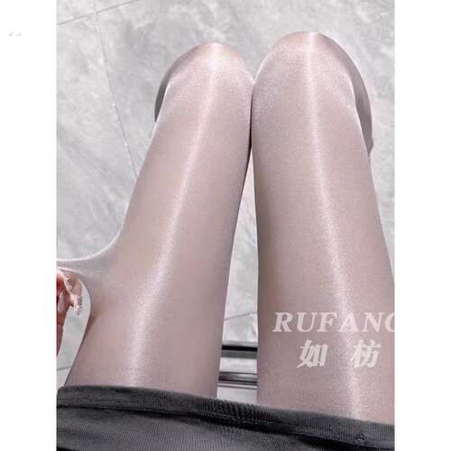 油光丝袜超细腻马油显瘦夏季水光袜油亮黑丝极光美腿少女丝袜脚交
