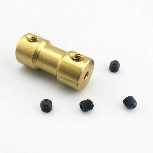 铜质联轴器 连轴传动件 电机马达连接器 金属模型联轴器 航模配件
