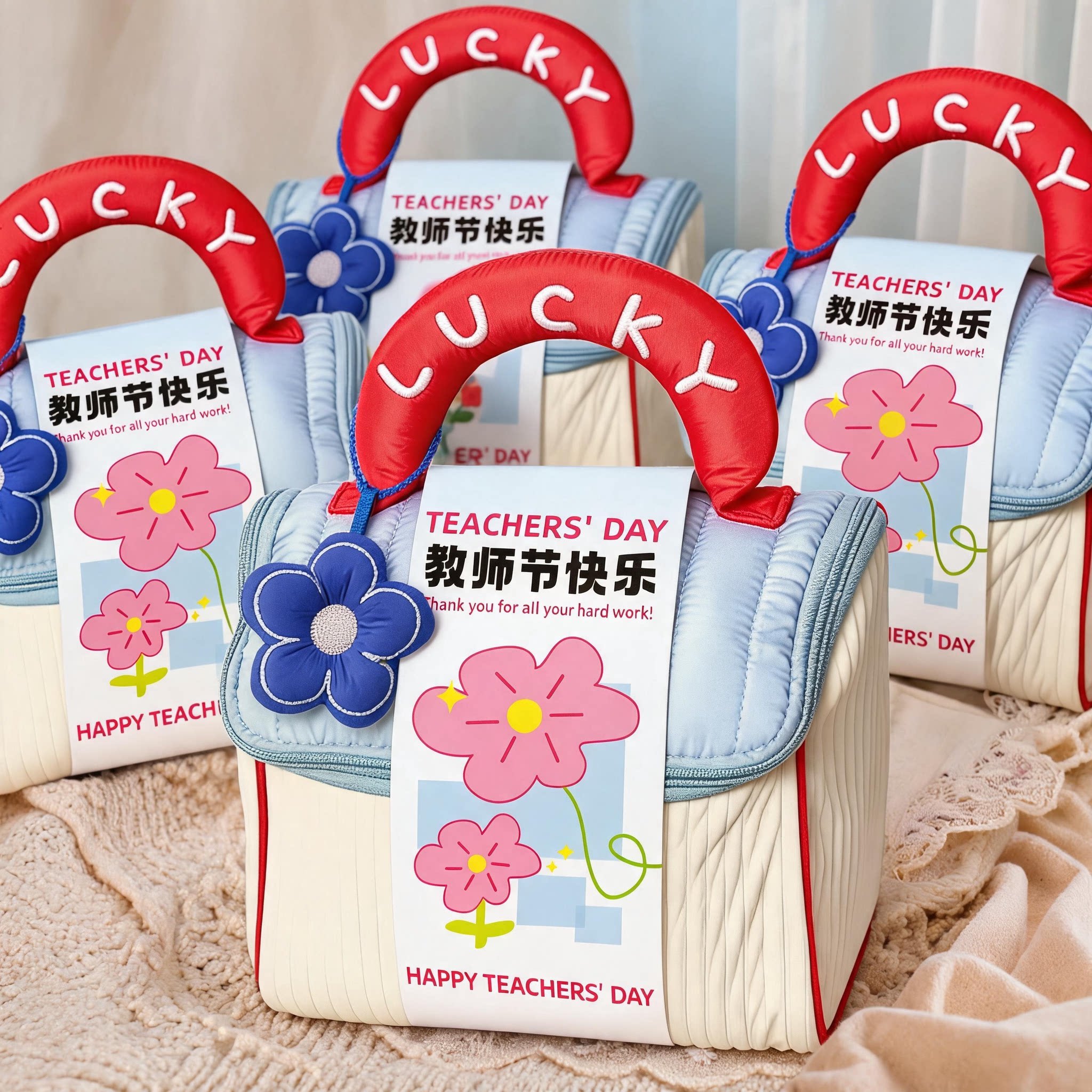 2026新款教师节礼物手提礼袋空包装袋子送男女老师实用伴手礼包包图片