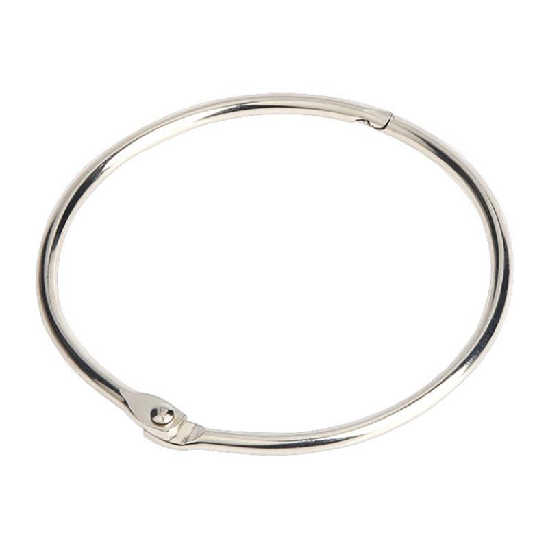 活页圈装订环夹书环DIY相册铁圈开口圈记事本活页环扣书卡圈线圈