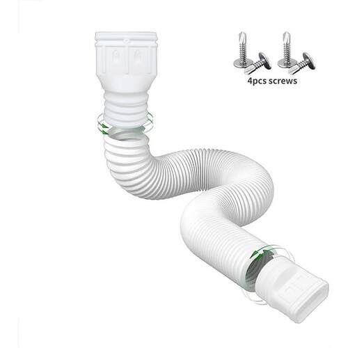 伸缩雨水引流管室外排水延长管落水管延伸管downspout extender