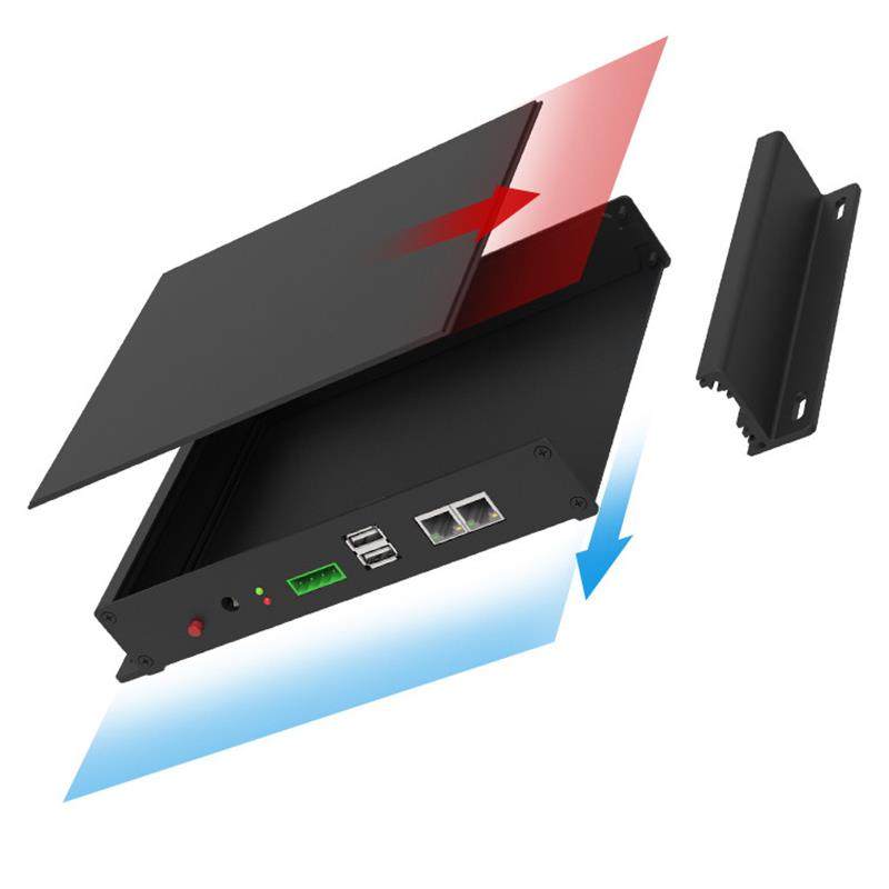 铝合金机箱仪器工业设备铝型材箱体线路板控制器铝外壳定制G01-05