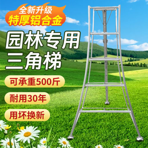 园林果园采摘三角梯150kg承重