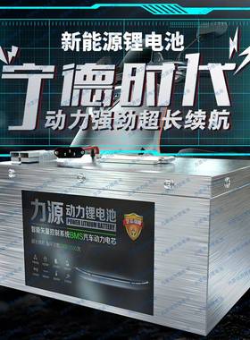 宁德时代电动车锂电池72v60v48v两轮外卖专用三四轮大容量电瓶35a