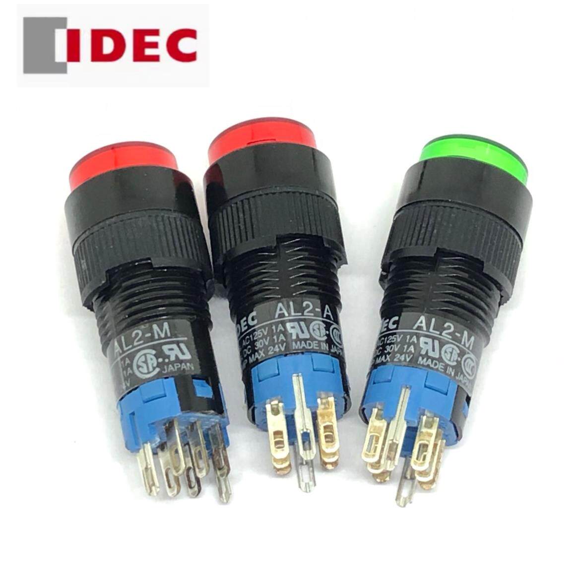 IDEC正品和泉AL2M-M21G AL2M-A21R带灯按钮开关AL2M-M21R孔12