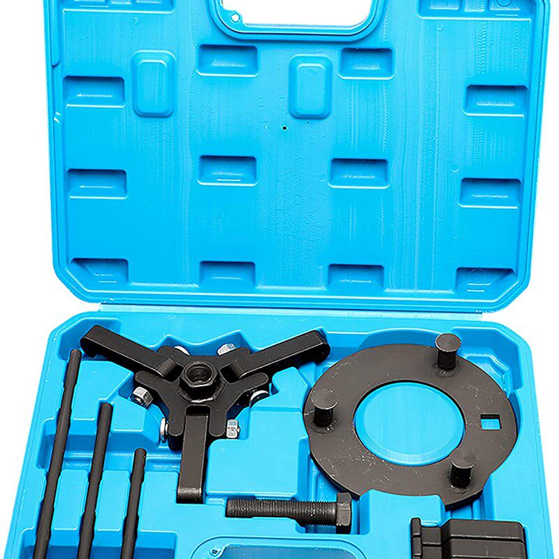 新老款别克道奇曲轴皮带轮拆卸工具克莱斯勒正时皮带盘拉马全套