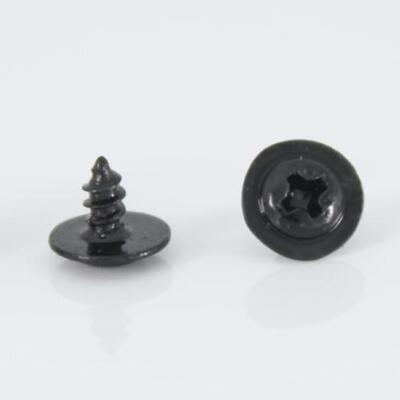 现货PWA2*4*6带垫自攻螺丝发黑盘头垫片一体带大介