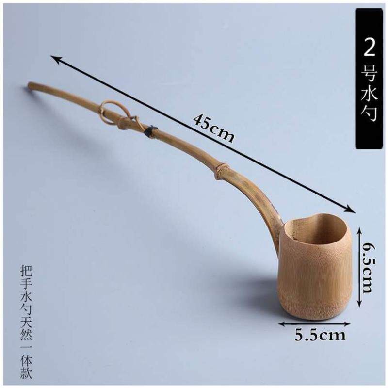 竹子长长柄 酒提子竹制打酒器木勺家用酒勺子舀酒器水舀子水勺子