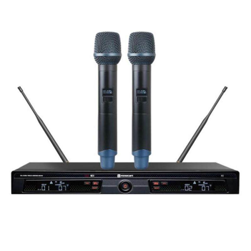 Relacart/力卡P2无线手持麦克风演出婚庆会议主持话筒防啸叫1拖2