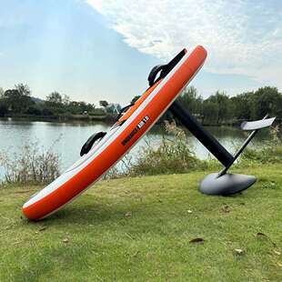 充气式无动力水翼板风筝风翼冲浪板EVA防滑全碳纤维划水板拉丝PVC