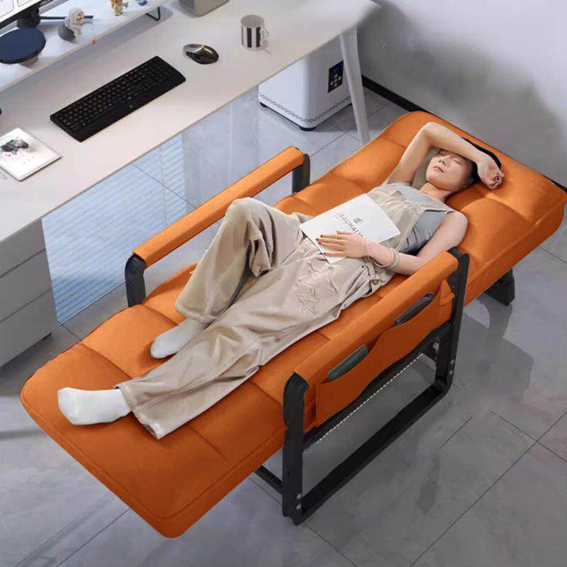 躺椅办公室家用折叠靠背椅电脑椅可坐可躺两用懒人沙发椅可调节