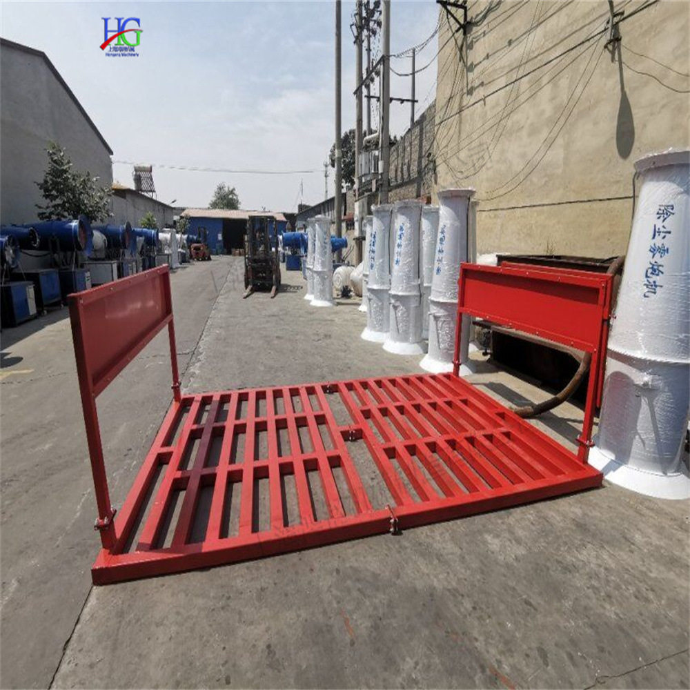 全自动光感喷水排泥洗轮机Carwashingmachine工地大型洗车机
