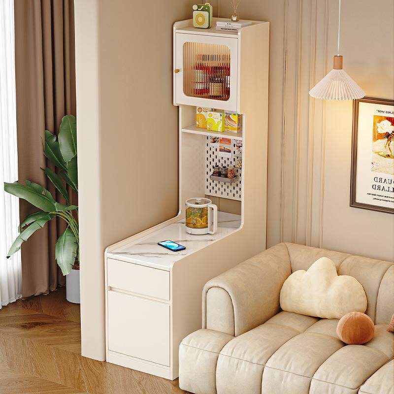 岩板沙发边柜边几侧边柜客厅家用夹缝收纳储物柜现代客厅窄型