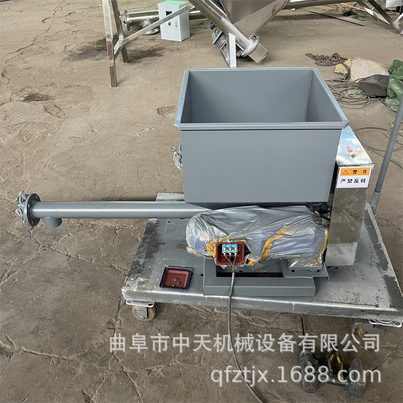 石英砂小型螺旋喂料机 轻钙粉不锈钢投加机 金属粉加粉机kxxx