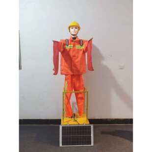 太阳能保通机器人可充电式带灯摇旗高速养护仿真安全员