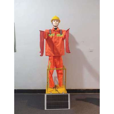 太阳能保通机器人可充电式带灯摇旗高速养护仿真安全员
