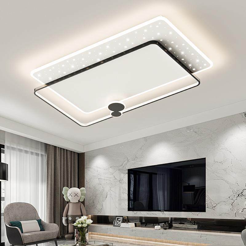 led吸顶灯饰2023新款客厅大灯主卧室吊灯具大全现代简约大气家用