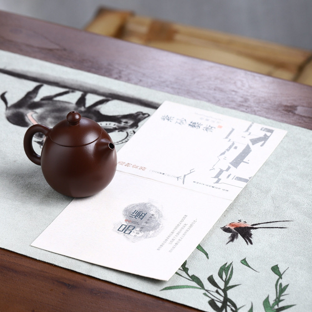 厂家直供代发龙蛋壶宜兴原矿紫朱泥茶壶批发纯全手工紫砂壶茶具