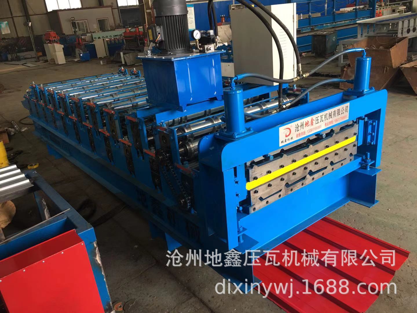 全自动840/900型双层压瓦机设备 数控液压一机两用彩钢瓦机