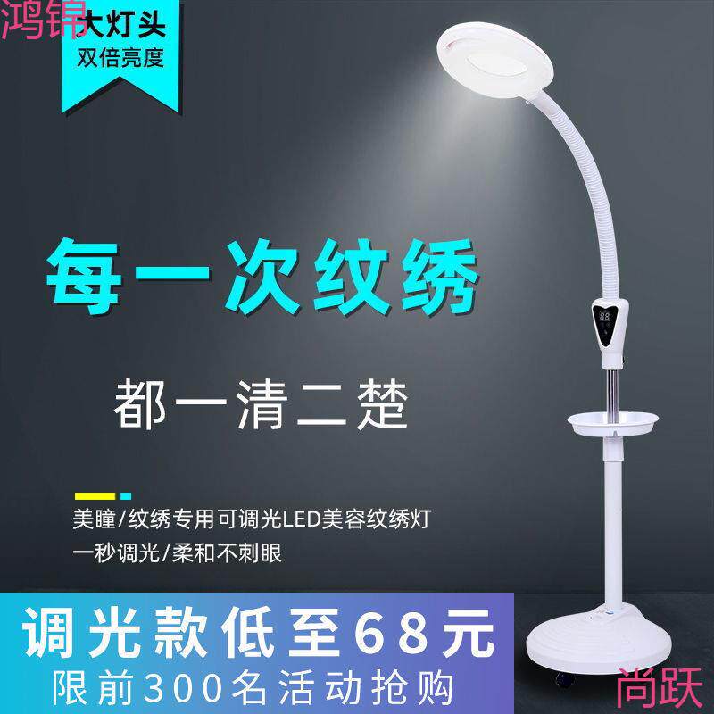 院纹绣灯美甲台灯美睫种睫毛冷光灯落地