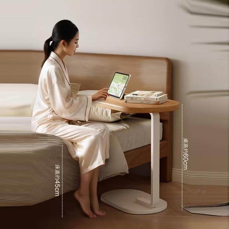 床边桌卧室床头置物架移动懒人实木家用小茶几可升降翻转小桌子,电子元器件市场,其它元器件,淘宝优惠券,粉丝福利购,淘宝优惠卷