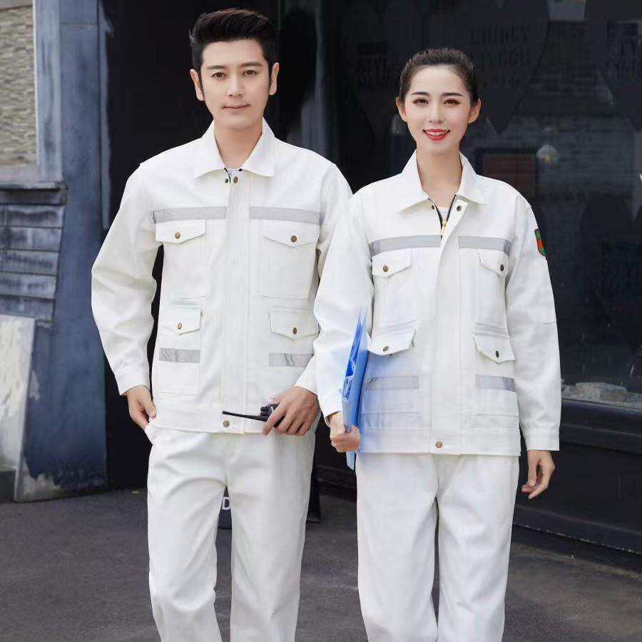 防阻燃工作服套装春秋全棉耐火阻燃车间电焊工装耐磨高温劳保服装