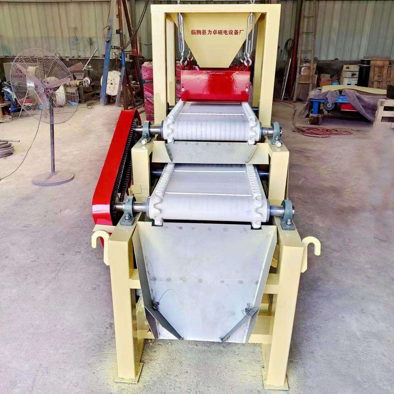 河沙用强磁辊磁选机铸造砂用强磁辊强磁环表面磁力17000高斯