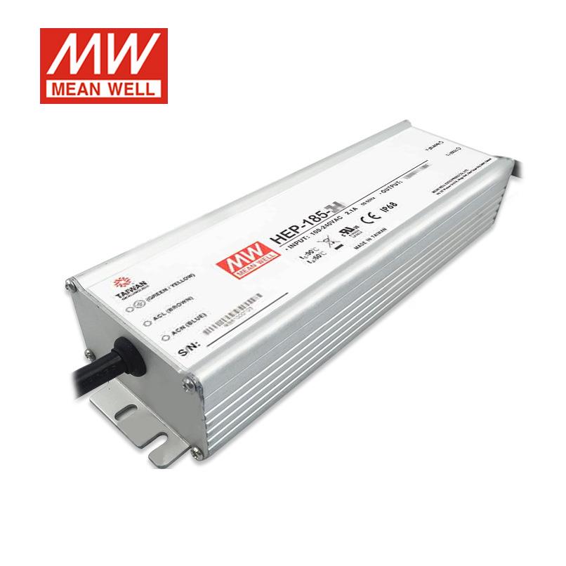 明纬开关电源HEP-185-12A15A24A36A48A54AV/W工业IP68抗恶劣环境