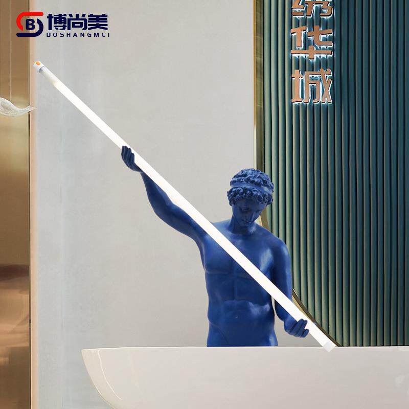 拿管灯人创意抽象人形艺术雕塑台灯人物装饰大型设计师摆件带灯