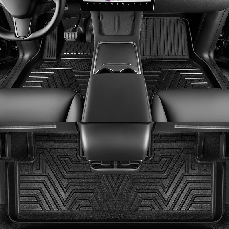 专车专业用一体脚垫MODEL3MODELY汽车脚垫防水防滑