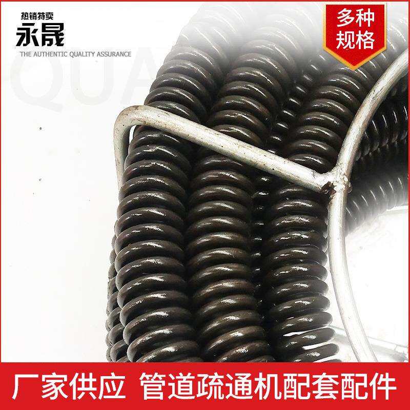 电动200型1200型管道疏通机下水管道清理机加密加粗20米大簧