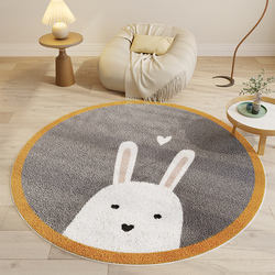 仿羊绒印花热销儿童房书房床边毯