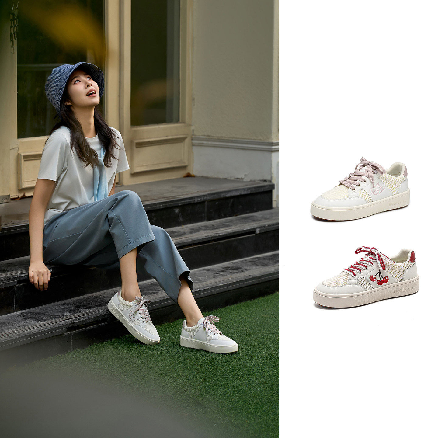 日系休闲妈妈鞋2026年春季新款板鞋女舒适轻便透气女鞋户外运动风,女鞋,网面鞋,淘宝优惠券,粉丝福利购,淘宝优惠卷