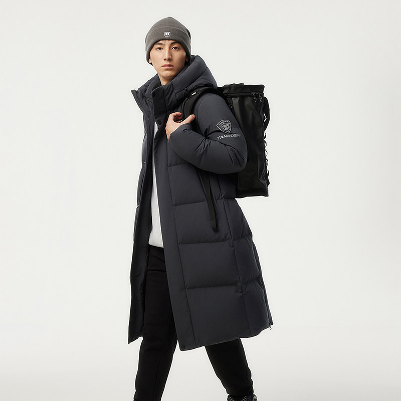 【高充绒】坦博尔羽绒服男款冬长款加厚休闲时尚运动防风保暖外套