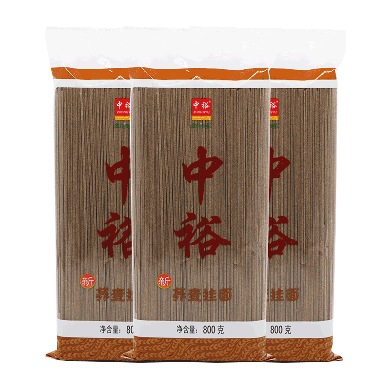 中裕挂面荞麦面营养粗粮杂粮面条