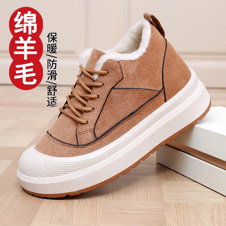 冬季新款女士雪地靴加绒加厚