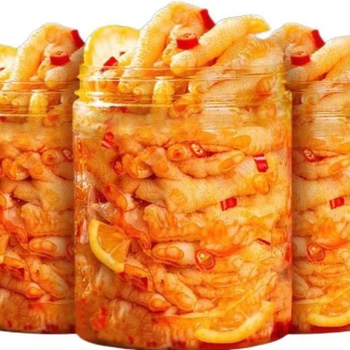 去骨凤爪官方旗舰店泡椒5斤脱骨大分量商用无骨鸡爪柠檬酸辣