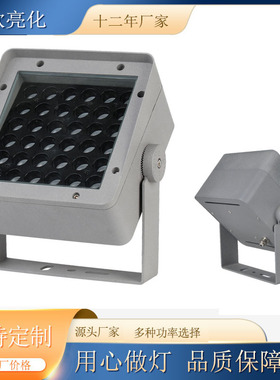 户外18W24W投光灯36W48W景观草坪照树灯庭院投光射灯led灯防水