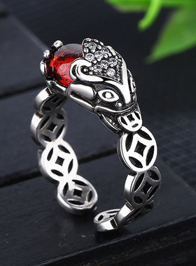 原创新款铜钱石榴石貔貅