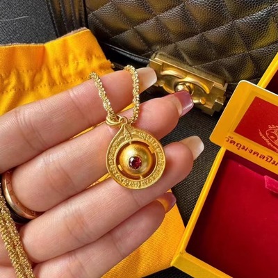 正品泰国佛牌 阿赞班雅 2567九紫离火珠男女吊坠 田亮叶一茜同款