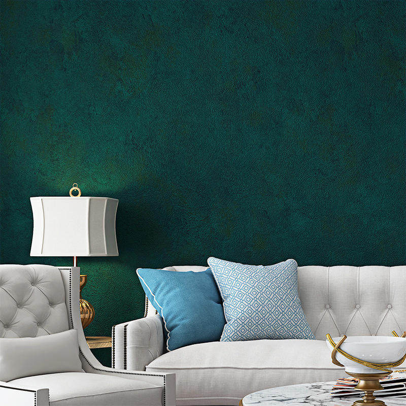 北欧ins风水泥灰墙纸 现代简约纯色素色卧室客厅硅藻泥工业风壁纸