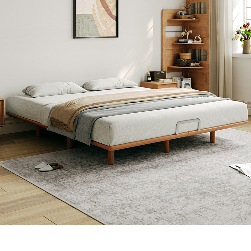 无床头床樱桃木+可定制尺寸