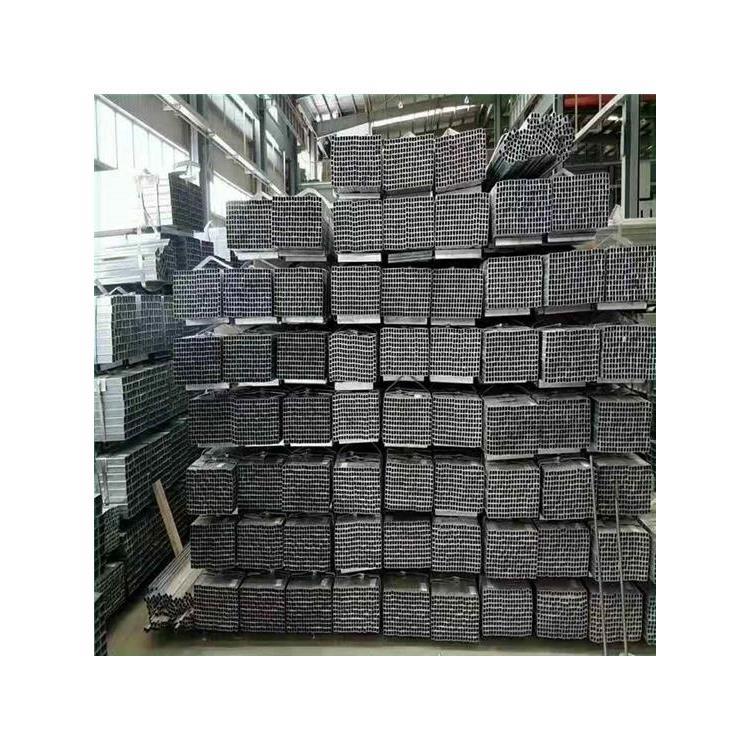 镀锌管6米国标40x40方管方钢4*6六米轻钢材料搭棚悬浮长方铁管