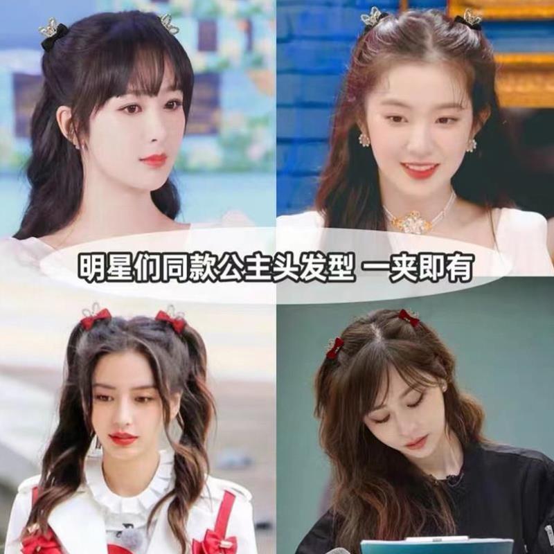 明星同款蝴蝶结小抓夹刘海夹公主头发抓小号发夹侧边夹网红头饰