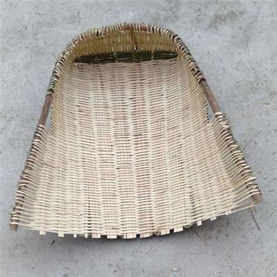 酿酒竹编撮箕竹制品粮食撮箕纯手工农家土箕i.