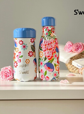 Swell保温杯联名款沙拉碗便携大容量水杯高颜值男女生高端吸管杯