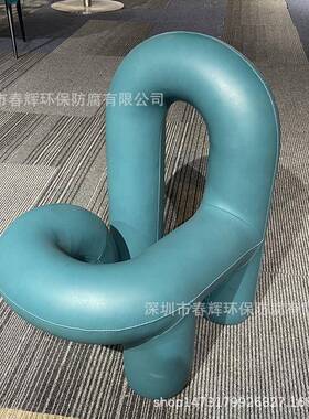 玻璃客钢咖签啡厅休椅闲单53390人线条坐凳售楼部洽谈约休息椅室